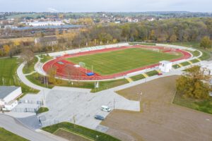 Das Zeitzer Ernst-Thälmann-Stadion ist Schauplatz des Pokalfinaltages. (c) 1. FC Zeitz