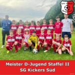 Die SG Kickers Süd (SG Kretzschau/Droypig/Döschwitz) gewinnt die D-Jugend Staffel II.