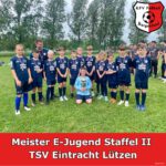 Die Kinder des TSV Eintracht Lützen siegen in der E-Jugend Staffel II.