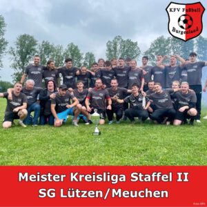 Die SG Lützen/Meuchen steigt als Meister der Kreisliga Staffel II in die Kreisoberliga auf.