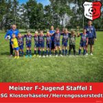 Erster Platz in der F-Jugend Staffel I: SG Klosterhäseler/Herrengosserstedt