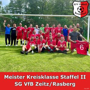 Die SG VfB Zeitz/Rasberg sichert sich den Staffelsieg in der Kreisklasse Staffel II.